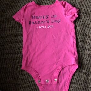 First Father’s Day onesie!